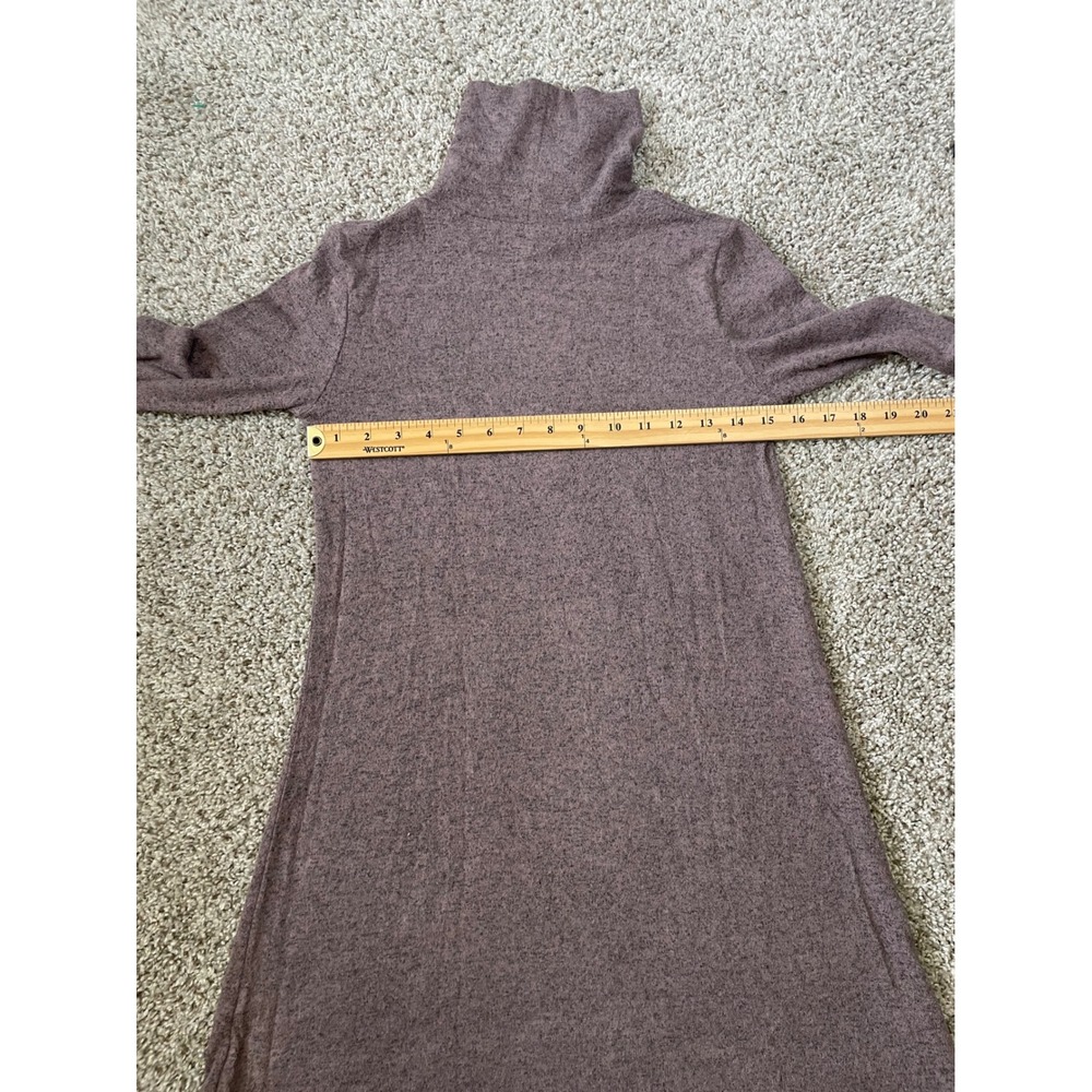 American Eagle Y2K Dress Women XS Mauve Purple Excellent Turtleneck Marled Knit - Picture 3 of 8